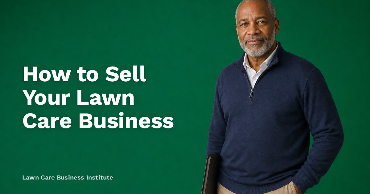 How to Sell Your Lawn Care Business