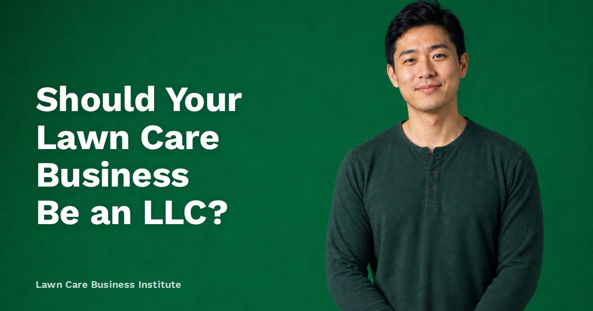 Should Your Lawn Care Business Be an LLC?