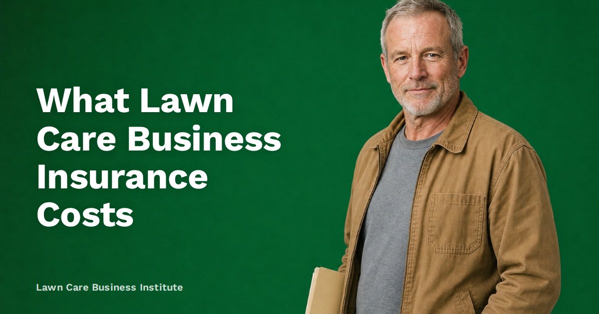 What Lawn Care Business Insurance Costs